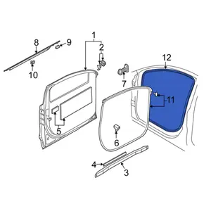 BBmart自動車部品フロントドアシールOE4L0831721Aアウディ用