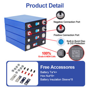 Sel Baterai LiFePO4 LFP 3.2V 173Ah Grade A Prismatic Lithium Ion untuk Sistem Surya RV Marine UPS - Product Image 1