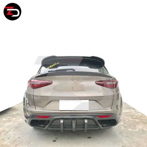 Oferta Especial: Kit de Carrocería Estilo ZD para <span class=keywords><strong>Alfa</strong></span> Romeo <span class=keywords><strong>Stelvio</strong></span> 949 - Parachoques Ancho, Alerón Delantero, Guardabarros, Faldones Laterales, Difusor, Alerón Superior y Capó - Nuevo - Product Image 6