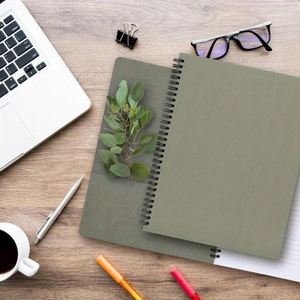 Perfect Supplies Lined Pages <b>Cute</b> College Ruled 9x6 Inch Hardcover Paper Cover Spiral <b>Notebook</b> 50 Sheets Customizable Pages - Product Image 3