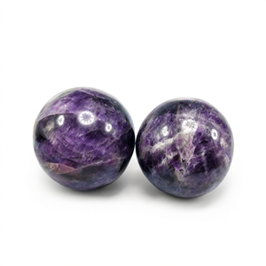 Esfera/bola de amatista - Energía/Reiki/Cristaloterapia - 2.5 pulgadas de diámetro y 360 g (0.79 lb) - UNA PIEZA SOLO - Product Image 2