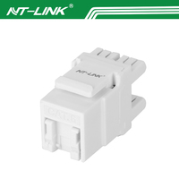 NT K013 UTP 180 Derajat Dual IDC Keystone Jack Cat5e Cat6