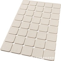 Tapis de bain rectangulaire pliable en silicone Webos, taille jumbo, antidérapant, résistant, avec ventouses
