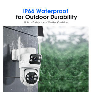 4MP 双镜头半球型闭路电视摄像机 太阳能全彩夜视 运动云台 电池供电 防水 网络 4G 云存储 - Product Image 4