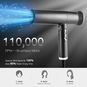 ไดร์เป่าผม PRITECH 1600W ขนาดกะทัดรัด แห้งเร็ว สำหรับร้านเสริมสวย ความเร็วสูง 110000 รอบต่อนาที พร้อมระบบทำความสะอาดย้อนกลับ - Product Image 5