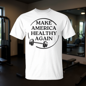T-shirt de fitness pour faire de l'Amérique à nouveau une nation saine - Product Image 3