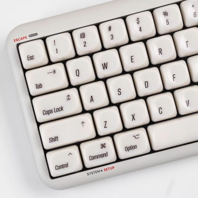 140 Keys MAC Ceramic-like Tactile Keycaps Customized PC MAO Profile 1.6mm Thickness MX Switch Mechanical Keyboards Keycaps
