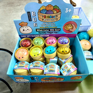 Squishy a forma di panino al vapore (5,5 cm, 8,5 cm) con faccina sorridente, antistress, con luci lampeggianti, <span class=keywords><strong>novità</strong></span> promozionale - Product Image 2