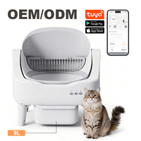Caja de Arena Inteligente Automática para Gatos OEM con Autolimpieza, Control por WiFi y APP, 68L Máx., Contenedor de Residuos de 9.8L, Sensor de Seguridad, Proveedor de Marca Privada