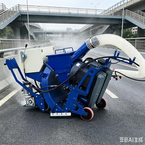 Macchina Portatile Manuale per Sabbiatura / Sabbiatrice Mobile per Pulizia di Pavimenti in Calcestruzzo con PLC in Acciaio - Product Image 3