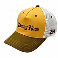 Gorra de Béisbol Personalizada con Logotipo OEM, Tejida con Bloques de Color, Ajustable, con Malla Trasera Transpirable, Unisex, de Poliéster/Algodón/PVC, Estilo Casual y Deportivo