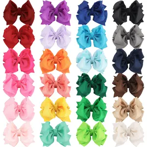 2020 Amazon Làm Tay Chủ Đề Ribbon Bow Tóc Clip Trẻ Em Của Kẹp Tóc Đáng Yêu Bow Tóc Trang Trí Cho Trẻ Em Cô Gái