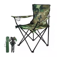 Chaise d'extérieur portable en toile d'aluminium Oxford avec logo personnalisé pour la pêche, la randonnée et la plage