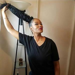 Extensions de cheveux naturels bouclés 100% humains pour femmes, faux cheveux, queue de <span class=keywords><strong>cheval</strong></span>, crépus, lisses - Product Image 3