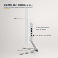 Ordinateur Tout-en-un (AIO) 27 Pouces pour Laboratoire Informatique Scolaire, Intel Core i5/i7, 8 Go de RAM, SSD 256 Go, Système d'enseignement numérique des langues, Prêt pour la Classe