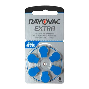 6 Pièces <span class=keywords><strong>Rayovac</strong></span> Supplémentaire Zinc-Air Performance Piles Auditives A13 A312 A675 A10 Pile pour Appareil Auditif - Product Image 3