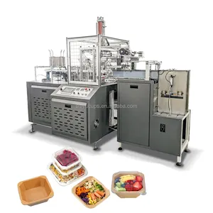 Automatic PE Coated Disposable Square Octagonal Bowls 300ml -1200ml Kraft Paper Salad Paper Box Making Machine