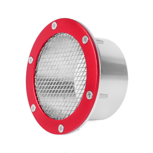 Aluminum Alloy Air Intake Vent <b>Grille</b> 76mm <b>Mesh</b> Cover <b>For</b> Car Modification Red Blue Silver - Product Image 5