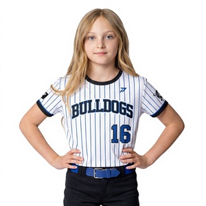 Antimicrobial Softball Jersey Women Girls Odor Resistant Breathable Moisture Wicking Custom Team Logo OEM Wholesale Baseball - Product Image 1