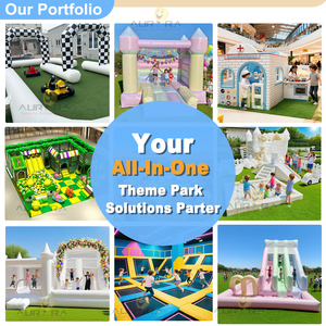 Aire de jeux pour tout-petits ensemble d'équipement de jeu doux fosse <span class=keywords><strong>à</strong></span> <span class=keywords><strong>balles</strong></span> et toboggan pyramide escalade maison de rebond blanc <span class=keywords><strong>beige</strong></span> jeu doux - Product Image 5