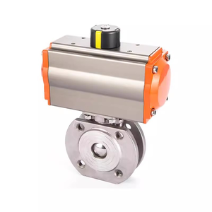 High-quality Custom CF8/CF8M Wafer Ball Valve with Pneumatic Actuator - Product Image 4