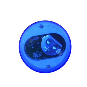 Transmisor <span class=keywords><strong>RF</strong></span> de control remoto inalámbrico redondo universal de 433MHZ para luz LED de alarma - Product Image 4