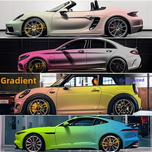 Pellicola Adesiva per Auto Cambia Colore, Decorazioni Personalizzate con Gradiente Colorato, Finitura Stile Caramella Sognante - Product Image 5
