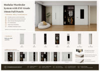 Armoire de Rangement pour Chambre à Coucher, Vente en Gros, Montage Rapide, Adaptation au Espace, Sûre et Robuste