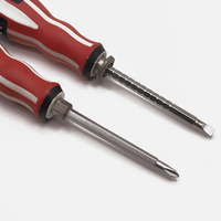 GK-C010 4 pouces personnalisé OEM industriel bricolage croix acier drapeau poignée double usage manuel tournevis matériel outils