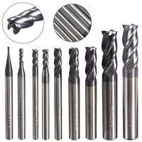 Zhuohao Solid Carbide 4 flautas End Mill edmill fresas de desbaste broca de enrutador profesional