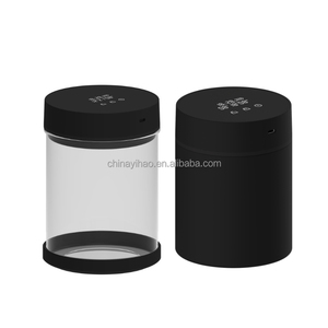 Branding rechargeable electric vacuum sealed glass food storage fellow coffee container
