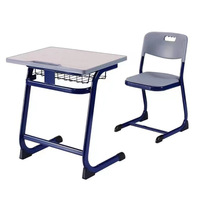 Ensemble de bureaux et chaises pour l'école primaire et secondaire, design moderne et minimaliste, pour l'étude à domicile, ensemble de bureau et chaise pour enfants