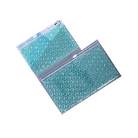 Nouveaux sacs d'expédition en polyéthylène transparents à fermeture éclair, sacs d'expédition thermiques isolés holographiques en polyéthylène à bulles, sacs d'expédition pour maquillage
