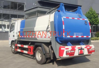 Camion à déchets alimentaires 4x2 MINI avec benne arrière et boîte de vitesses manuelle