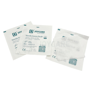 Tampone di garza Non tessuto approvato ISO CE sterilizzato 10x10cm,19x15,40, 8 strati - Product Image 3