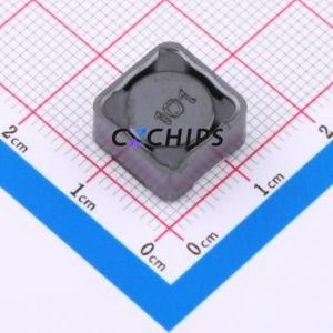 Inducteur de puissance SRR1260-101M SMD, 12,5x12,5 mm (Inductance : 100 µH) (Précision : 20 % Courant nominal : 1,7 A) - Product Image 1