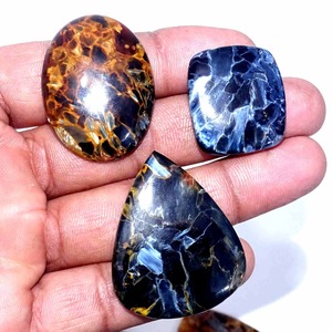 Cabujón de Piedra Pietersite Genuina Pulida, el Más Vendido, para Creaciones de Joyería Hechas a Mano, Diseños Artesanales de Lujo, Disponible en Oferta - Product Image 3