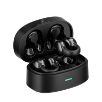 Audífonos Inalámbricos para Parejas 2025, Modelo F3, con Clip para Oreja, Auriculares Intrauditivos para Juegos, Audífonos Dobles TWS con Pantalla Digital