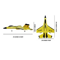 Avion RC FX620 avec lumière LED nocturne, avion RC SU35, jouet en mousse EPP, modèle d'avion planeur RC, jouets radiocommandés VS FX820