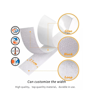 4x2 inch không có dư lượng mạnh mẽ giữ gắn dải nhiệm vụ nặng nề móc và vòng lặp Dải tái sử dụng dính móc và vòng lặp cho tường treo - Product Image 5