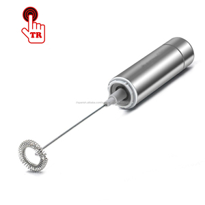 Portátil de la batería operado de mezclador de café <span class=keywords><strong>nespresso</strong></span> vaporizador de leche con una sola primavera whisk de la cabeza - Product Image 1