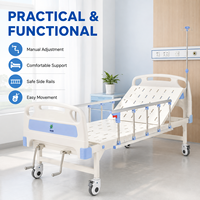 Lit médical manuel multifonctionnel et réglable innovant – Équipement médical pratique pour l'usage quotidien en milieu hospitalier et clinique
