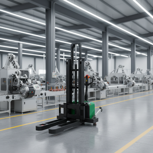 WELIFTRICH Transpalette semi-électrique 500 kg 700 kg 1000 kg 1300 mm à chargement automatique, transpalette portable - Product Image 2