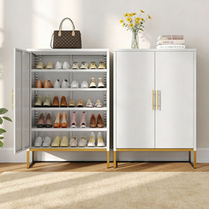 Armoire métallique avec tiroirs et barres de suspension, idéale pour les chambres, les bureaux, les buanderies, les entrées et les halls. - Product Image 1