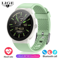 Relojes Inteligentes LIGE BW0525 para Niños, Mujeres, Resistentes al Agua IP67, Monitor de Ritmo Cardíaco, Reloj Inteligente con Rastreador de Actividad Física, Android IOS