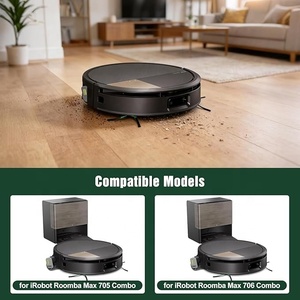 Repuesto de Rodillo de Microfibra Lavable Max 705/706 Combo para Aspiradora Robótica <span class=keywords><strong>IRobot</strong></span> Roombas - Product Image 2