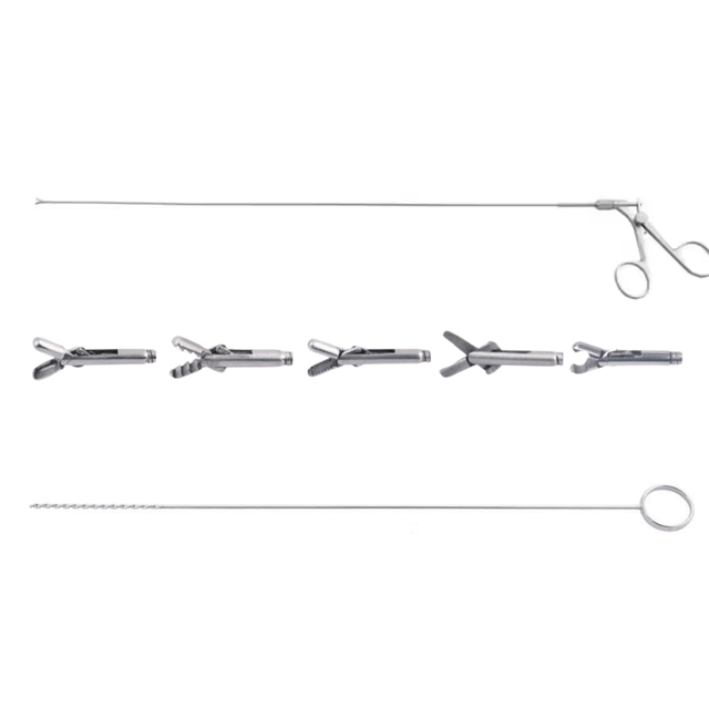 Low Price and Good Quality Surgical Instruments Operative Hysteroscopy Set,  Flexible Operating Forceps