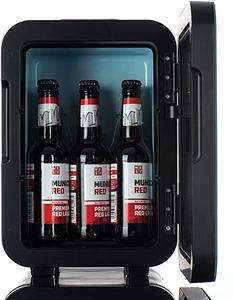 Nevera Portátil Termoeléctrica de 4L para Camping, 220V+12V, Mini Nevera para Auto, Mini <span class=keywords><strong>Frigo</strong></span> 110V AC/12V DC, Enfriador y Calentador - Product Image 1