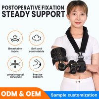 Attelle de coude réglable avec attache en matériau composite pour la protection et la fixation des fractures de l'avant-bras