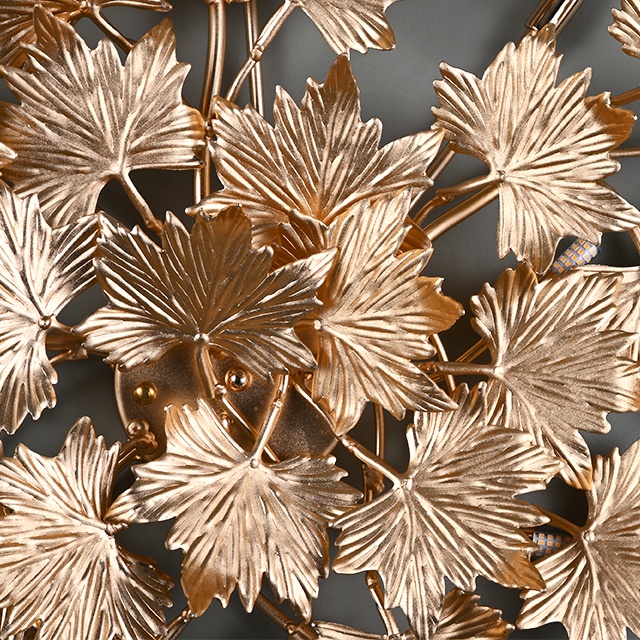 Rose gold modern wall lamp luxury lamp for villa living room indoor led wall lamp
